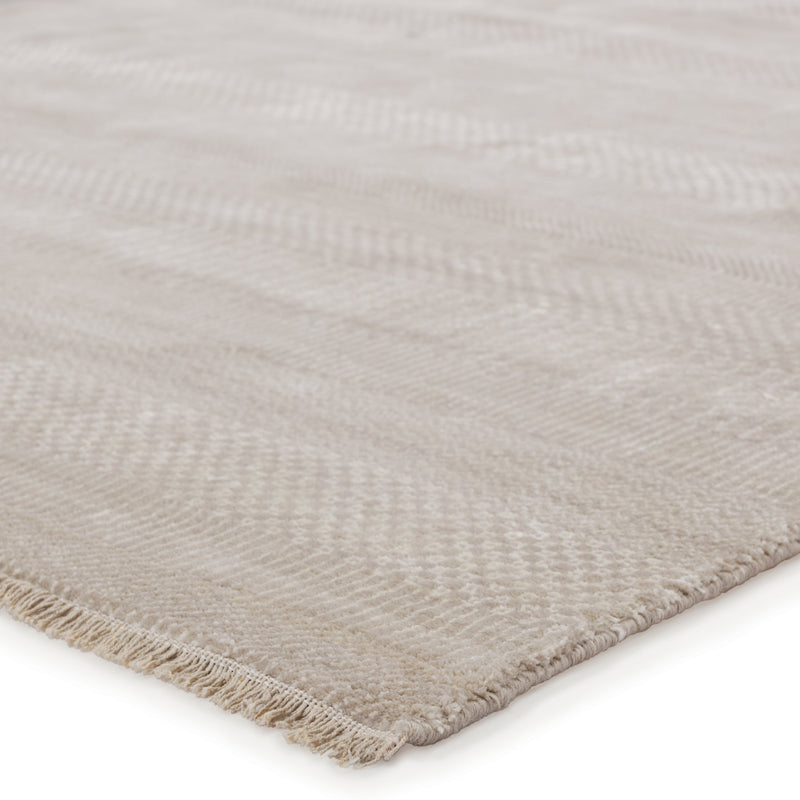 Merritt Adler Light Gray & Ivory Rug 2