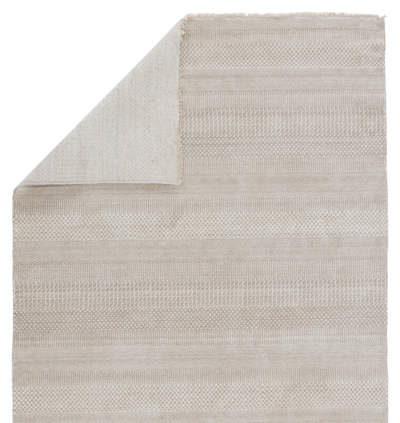 Merritt Adler Light Gray & Ivory Rug 3