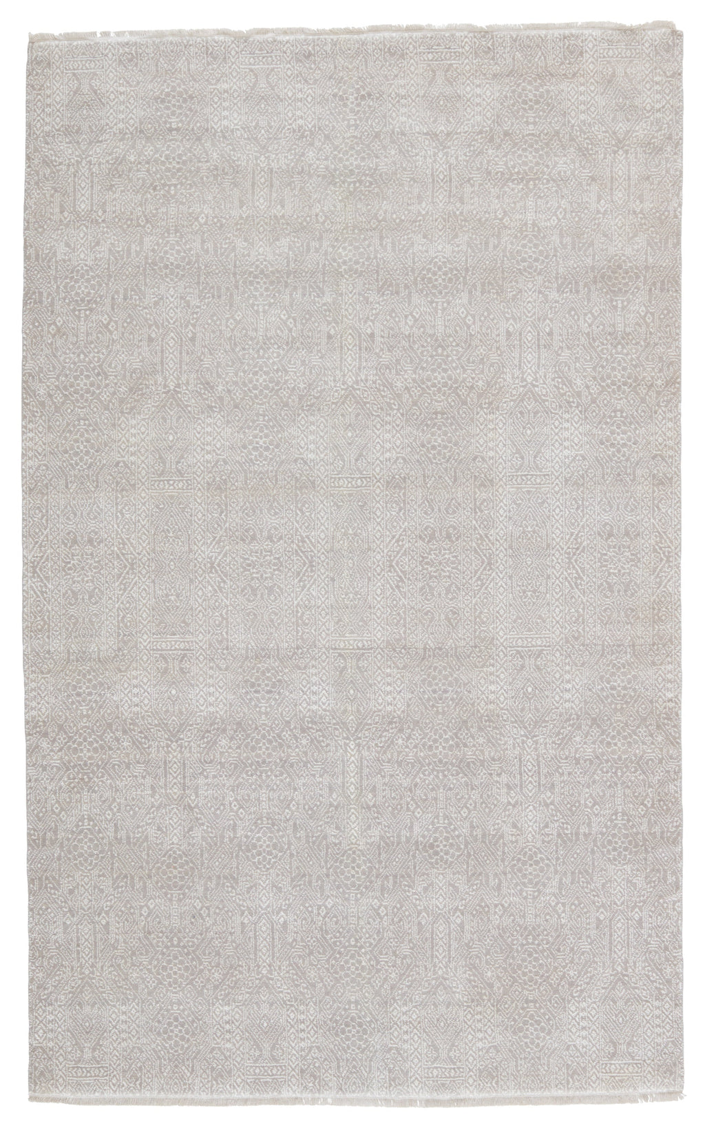 Merritt Bram Light Gray & Ivory Rug 1