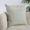 Azilane Trellis Pillow in Light Blue by Jaipur Living