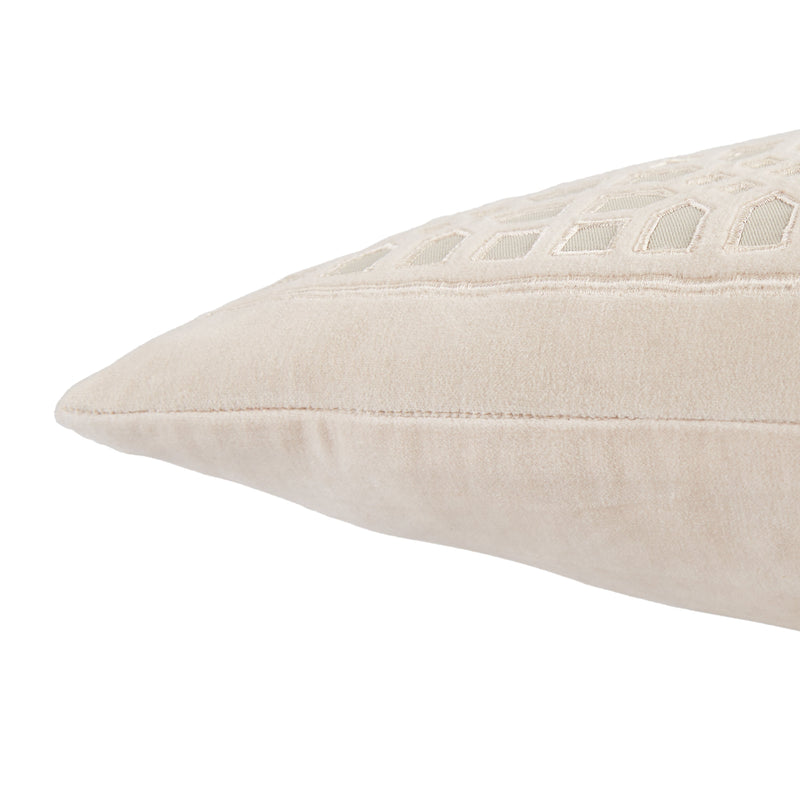 Azilane Trellis Pillow in Beige by Jaipur Living