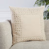 Azilane Trellis Pillow in Beige by Jaipur Living