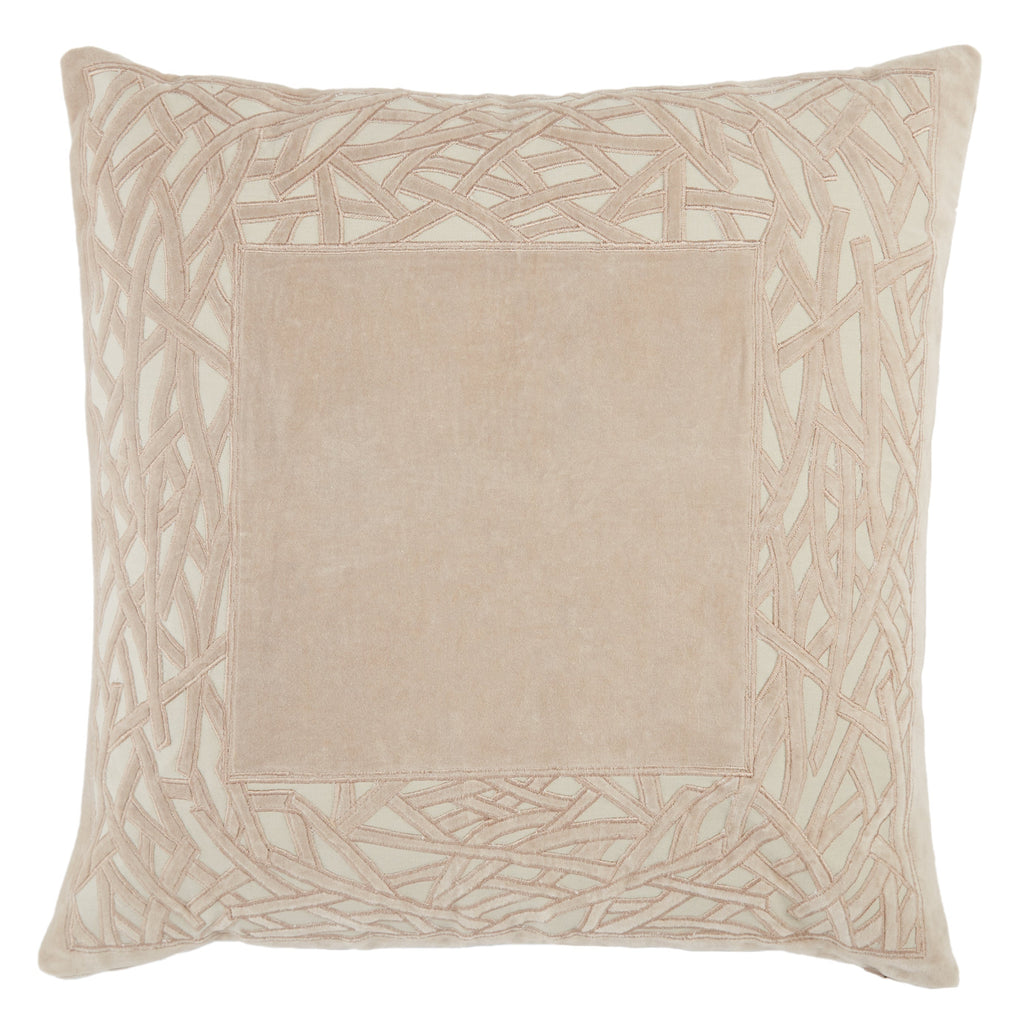 Birch Trellis Pillow in Tan by Jaipur Living