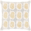 Magdalena MGD-002 Hand Woven Pillow in Beige & Mustard by Surya