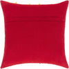 Minka MIK-001 Hand Woven Pillow in Ivory & Dark Coral by Surya