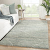 Renee Hand-Knotted Geometric Light Blue & Ivory Area Rug