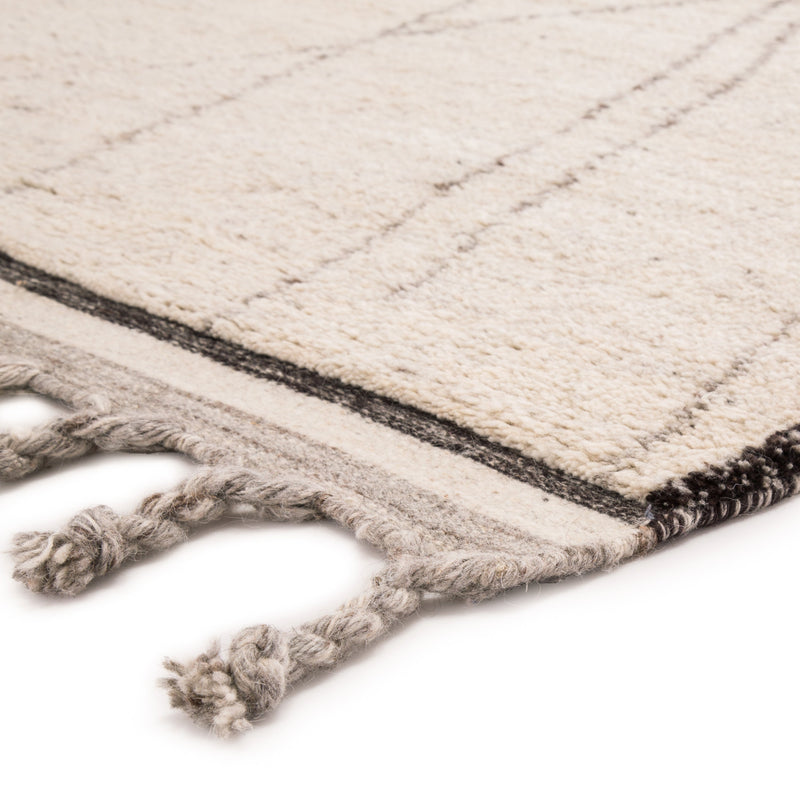 Danforth Trellis Rug in Turtledove & Pumice Stone design by Jaipur