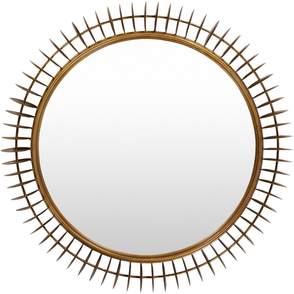 Mitzi MIZ-001 Sunburst Mirror in Gold by Surya