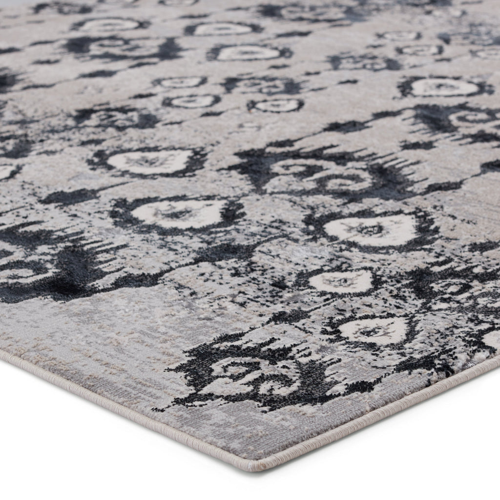 Malilla Inigo Dark Blue & Gray Rug by Nikki Chu 2