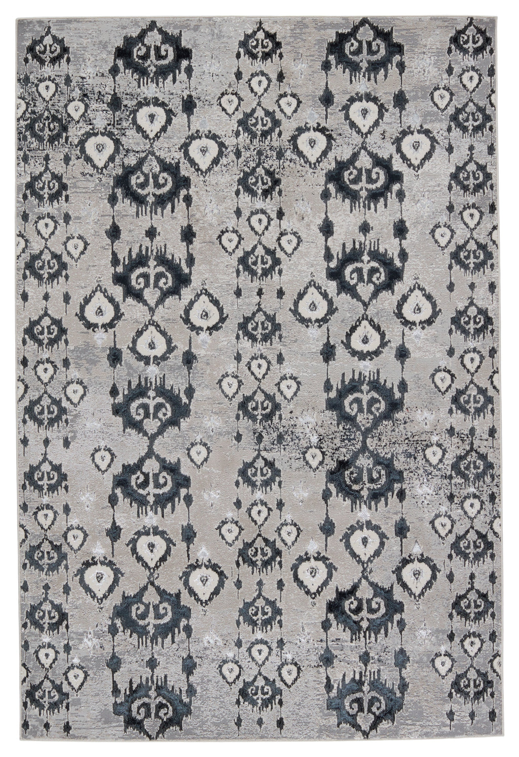 Malilla Inigo Dark Blue & Gray Rug by Nikki Chu 1