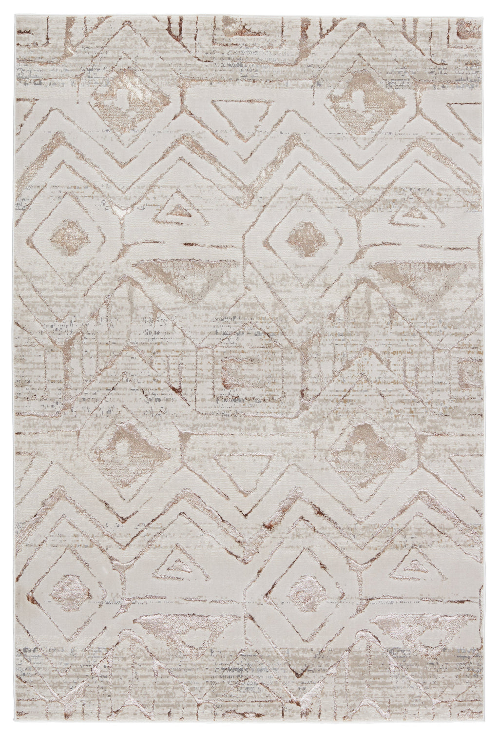 Malilla Kalindi Cream & Taupe Rug by Nikki Chu 1