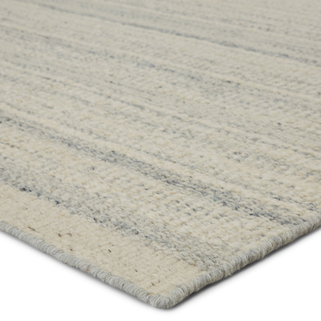 Culver Handmade Stripes Light Gray & Cream Rug