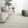 Culver Handmade Stripes Light Gray & Cream Rug