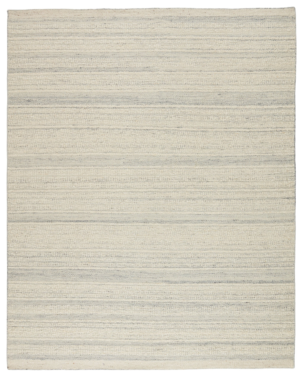 Culver Handmade Stripes Light Gray & Cream Rug