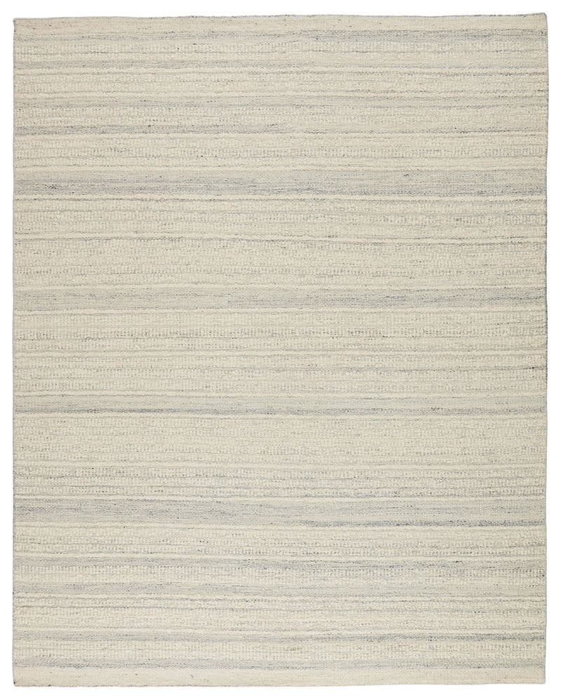 Culver Handmade Stripes Light Gray & Cream Rug