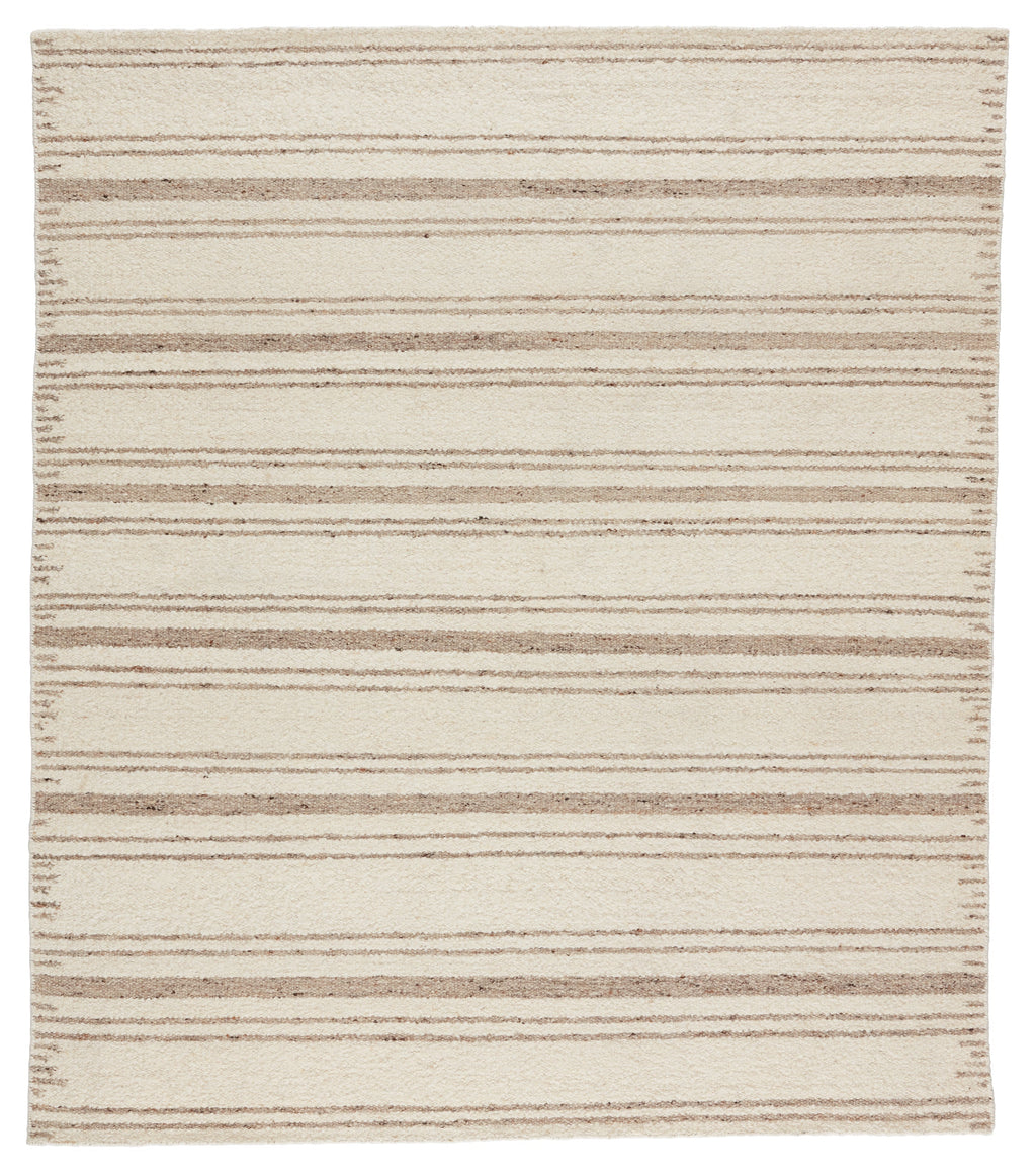 Mendoza Torin Handloomed Cream & Brown Rug 1