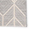 Galloway Indoor/ Outdoor Chevron Gray & Cream Area Rug