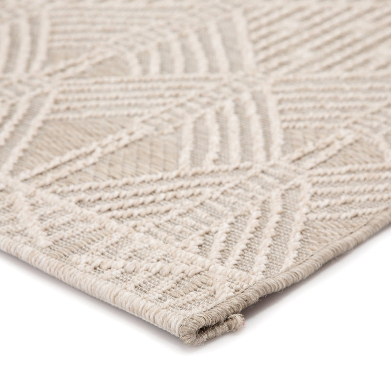 Belvidere Indoor/ Outdoor Borders Beige & Cream Area Rug