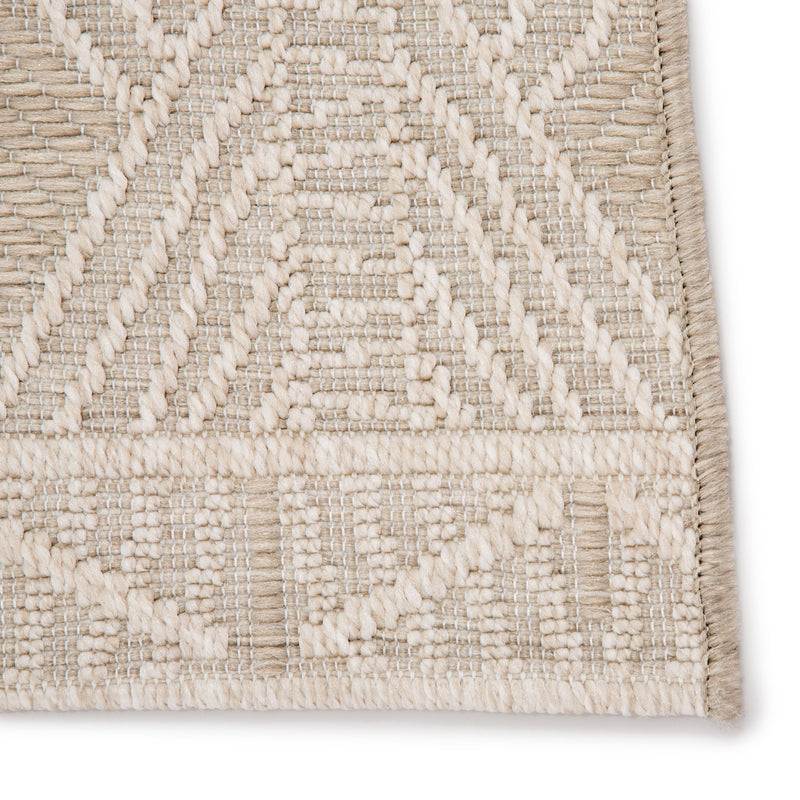 Belvidere Indoor/ Outdoor Borders Beige & Cream Area Rug