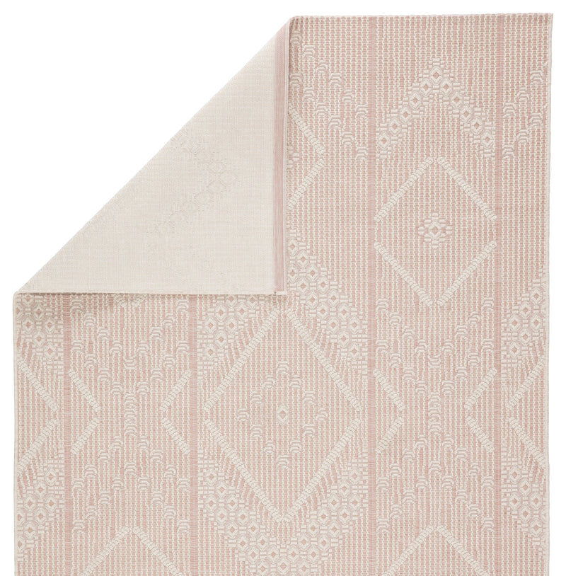 Shiloh Indoor/Outdoor Tribal Light Pink & Cream Rug