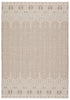 Belvidere Indoor/ Outdoor Geometric Taupe/ Cream Rug