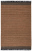 Saanvi Natural Border Tan/ Black Rug by Jaipur Living