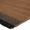 Saanvi Natural Border Tan/ Black Rug by Jaipur Living