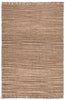 Tansy Natural Striped Taupe/ Brown Rug by Jaipur Living