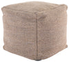 Mastic Solid Tan Indoor/ Outdoor Pouf