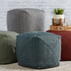 Montauk Bridgehampton Indoor/Outdoor Teal Pouf 4