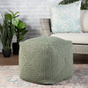 Montauk Bridgehampton Indoor/Outdoor Green Pouf 2