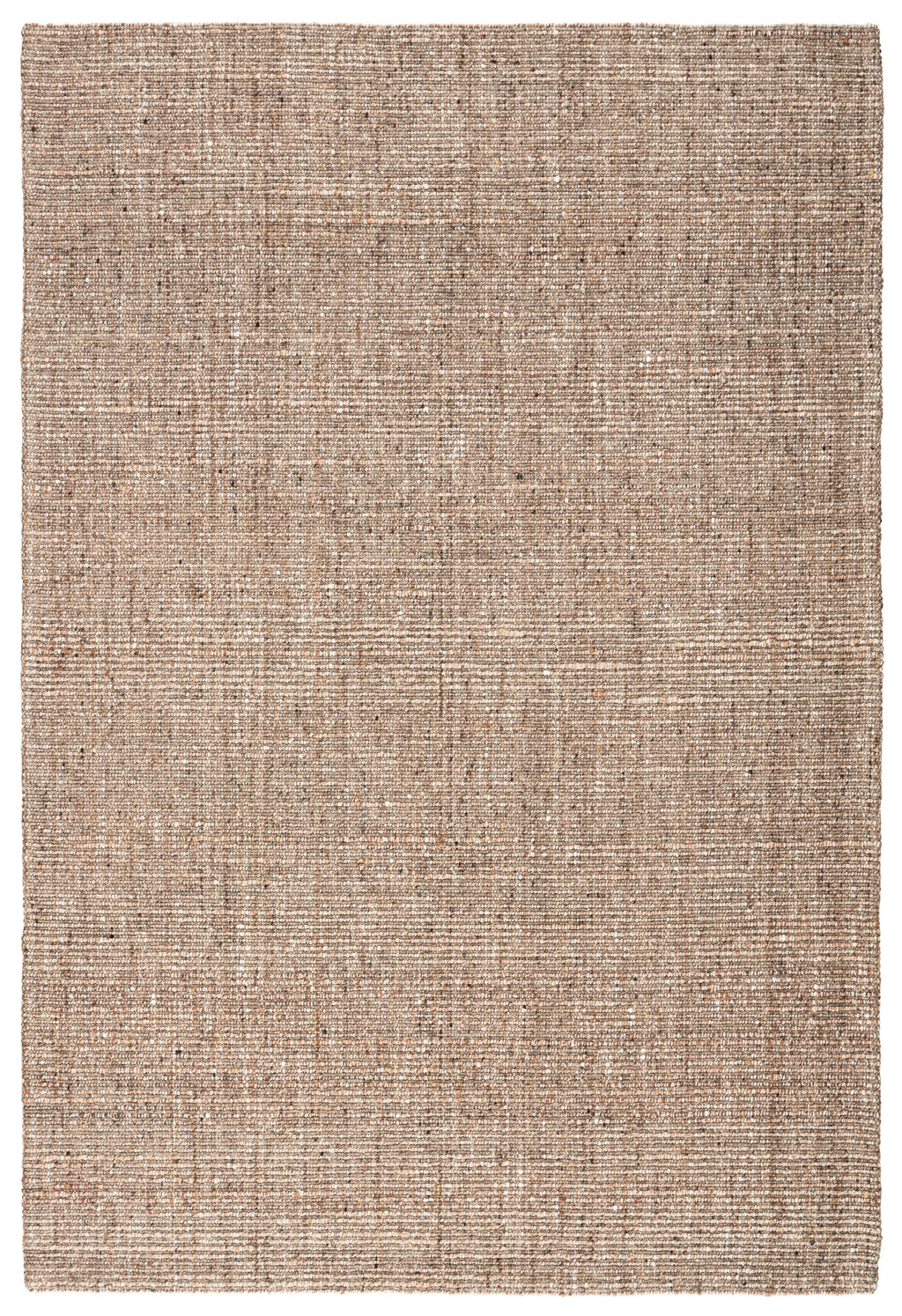 Sutton Natural Solid Tan/ Black Rug by Jaipur Living