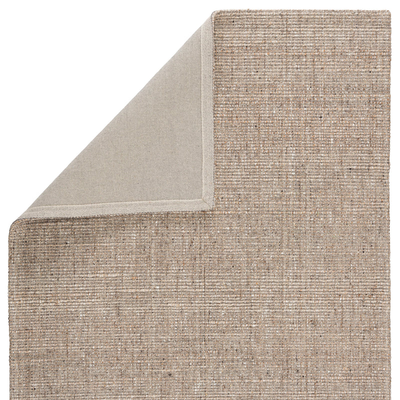 Sutton Natural Solid Tan/ Black Rug by Jaipur Living