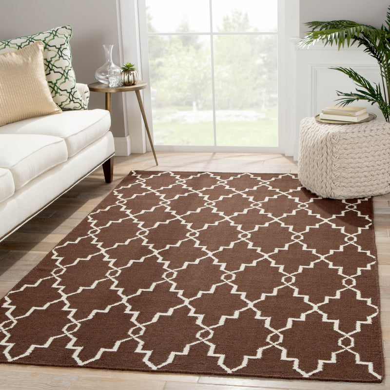 Maroc Piper Brown & White Rug 5