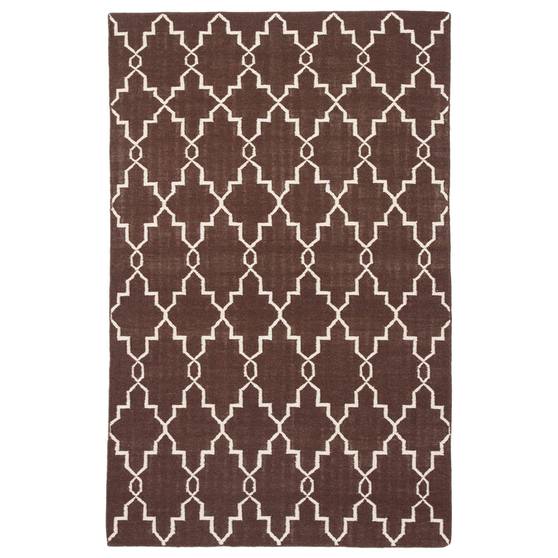 Maroc Piper Brown & White Rug 1