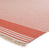 Strand Indoor/Outdoor Striped Rust & Beige Rug