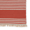 Strand Indoor/Outdoor Striped Rust & Beige Rug