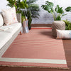 Strand Indoor/Outdoor Striped Rust & Beige Rug