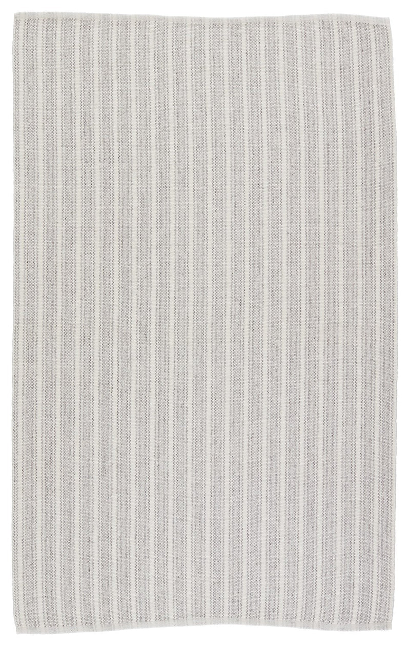 Morae Indoor/ Outdoor Elis Light Gray & Ivory Rug 1