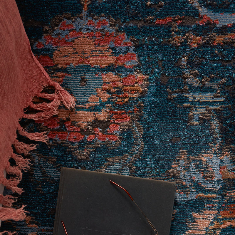 Milana Oriental Blue & Blush Rug by Jaipur Living