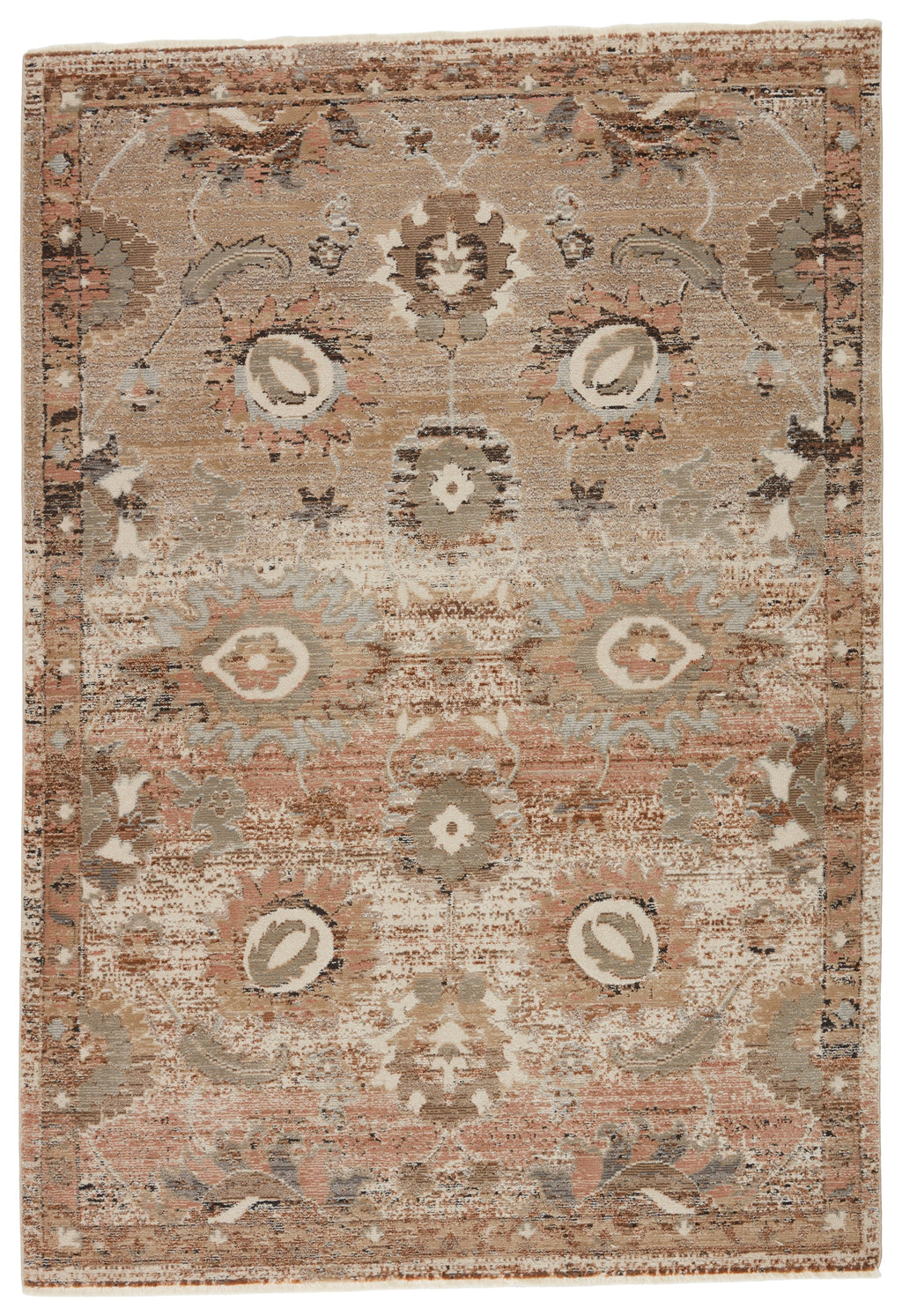 Milana Oriental Blush & Tan Rug by Jaipur Living