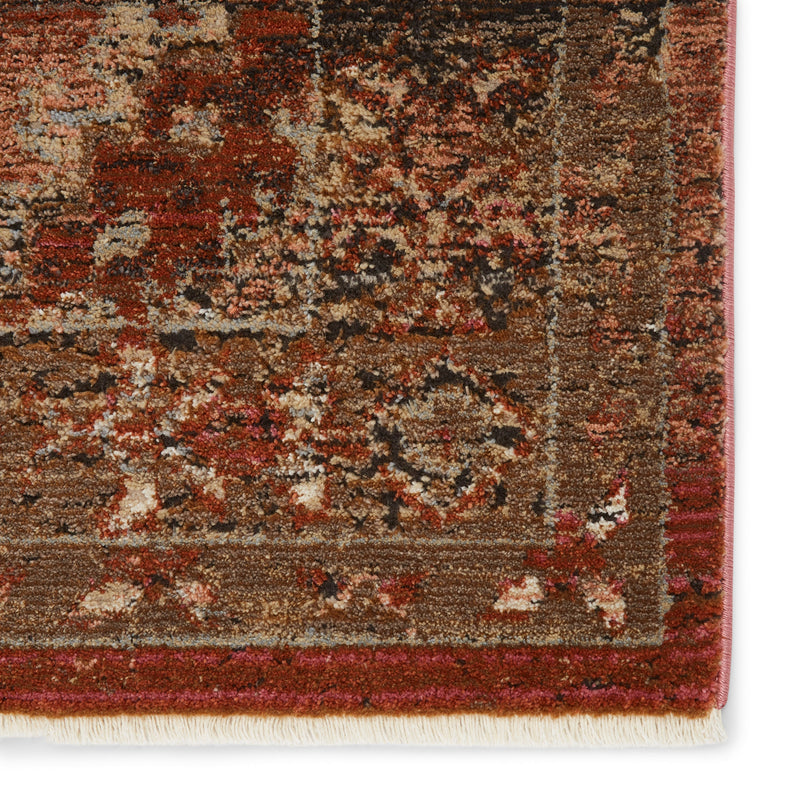 Lia Medallion Rust & Pink Rug by Jaipur Living