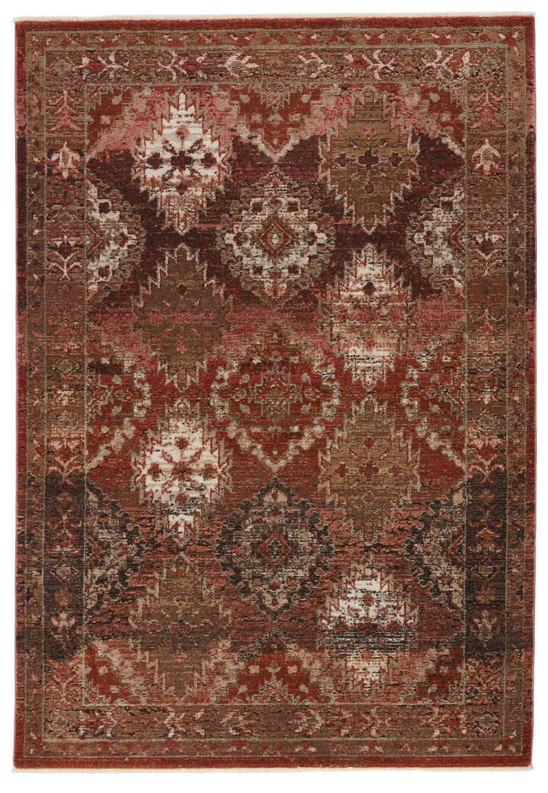 Lia Medallion Rust & Pink Rug by Jaipur Living