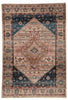 Elizar Medallion Blush & Dark Blue Rug by Jaipur Living