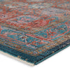 Romilly Oriental Rust & Teal Area Rug