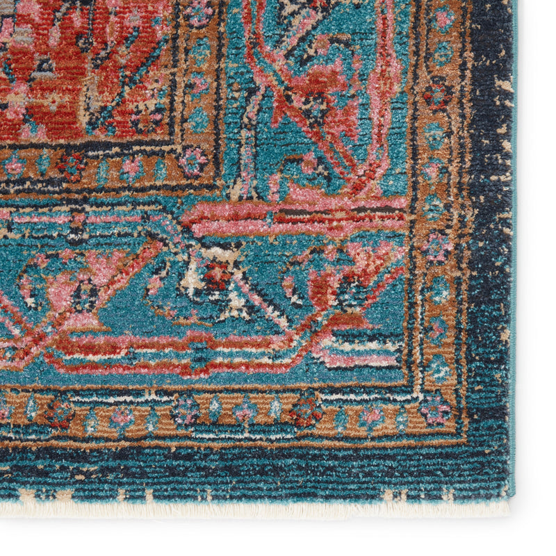 Romilly Oriental Rust & Teal Area Rug