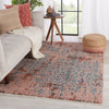 Zea Trellis Pink & Teal Area Rug