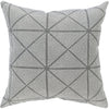 Mazarine Woven Pillow in Medium Gray