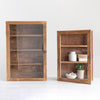 Mango Wood & Glass Cabinet