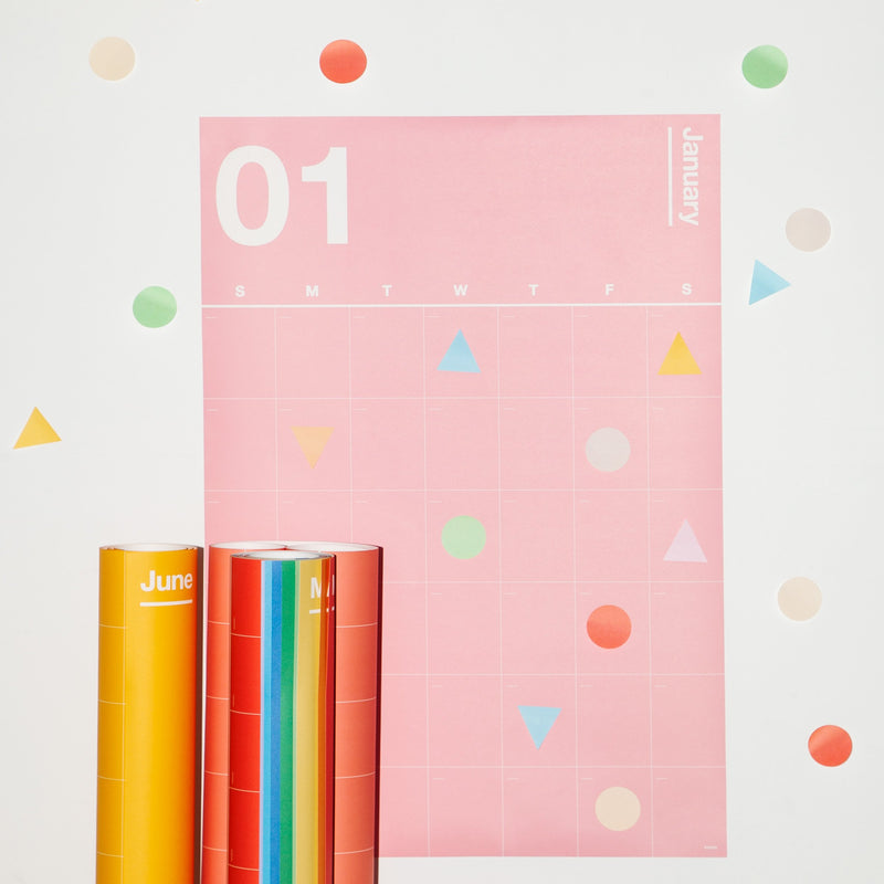 Geometric Sticky Notes in Cool